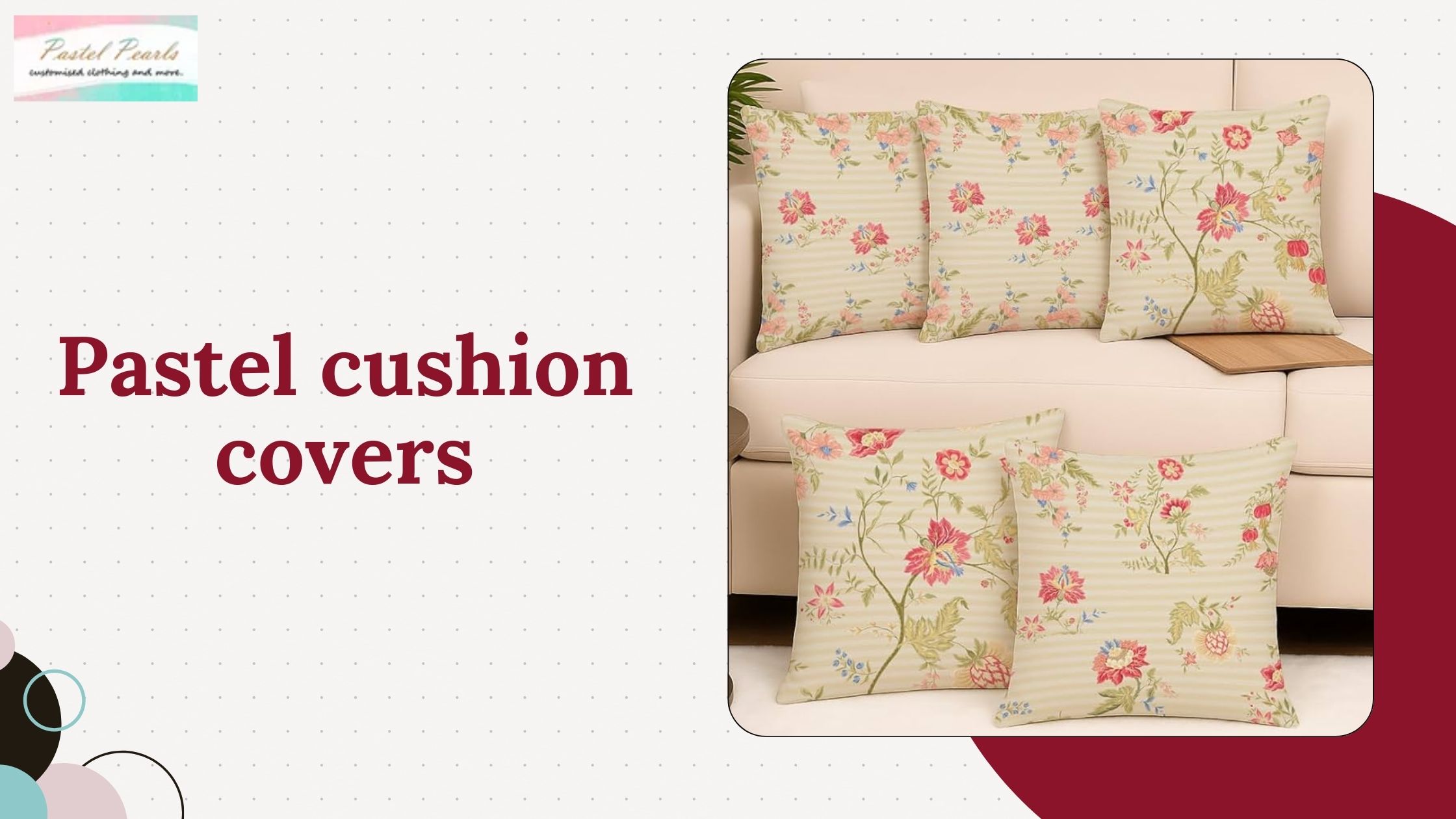 Styling Tips: Mixing Prints and Solids with Pastel Cushion Covers