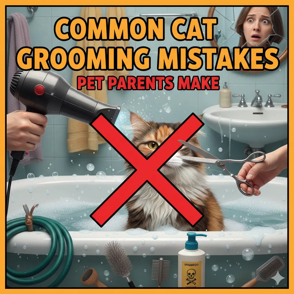 Common Cat Grooming Mistakes Pet Parents Make