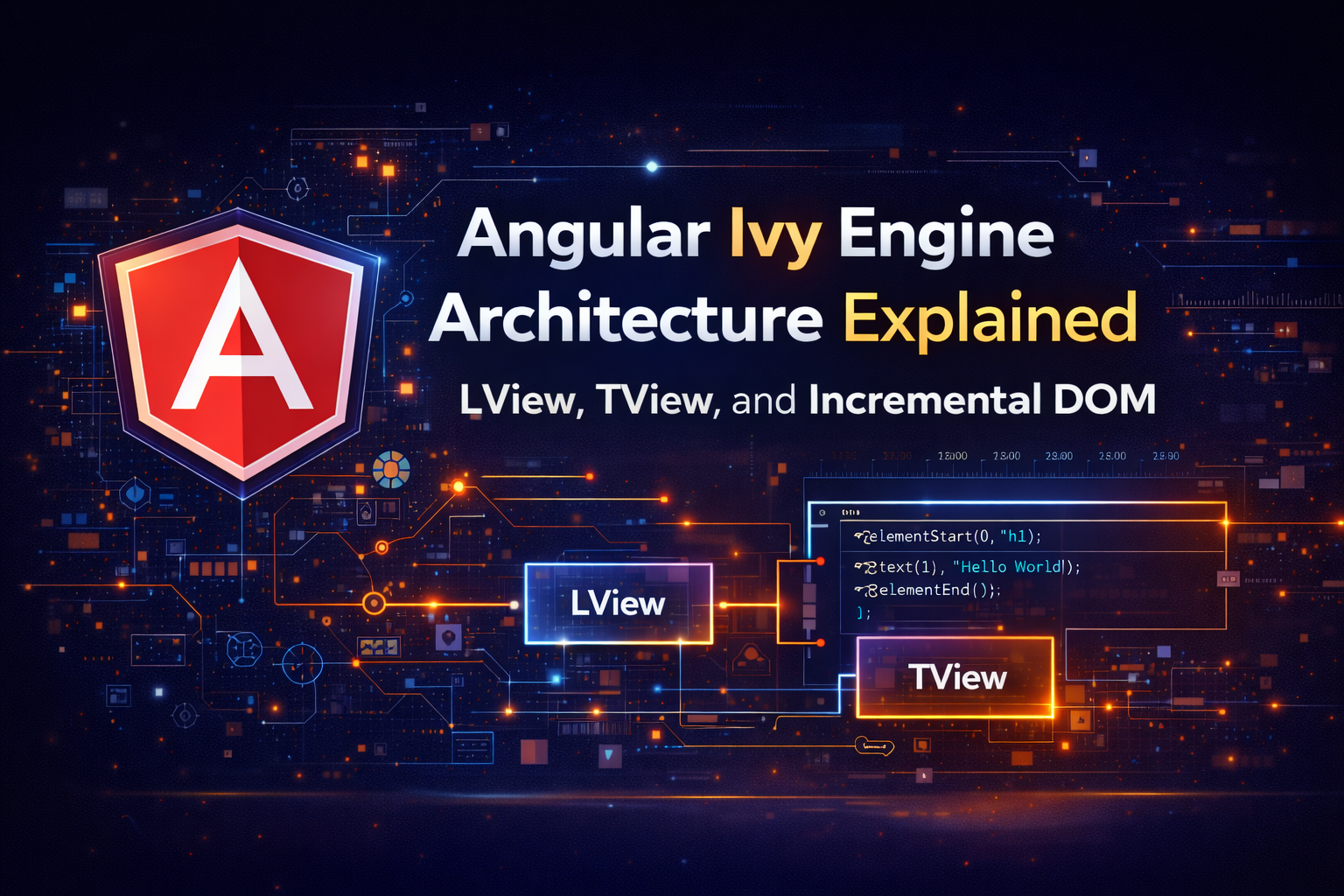 Angular Ivy Engine Architecture Explained: LView, TView, and Incremental DOM